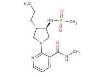 N-methyl-2-{rel-(3R,4S)-3-[(methylsulfonyl)amino]-4-propyl-1-pyrrolidinyl}nicotinamide hydrochloride