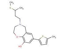 7-(5-methyl-2-thienyl)-4-[3-(methylthio)butyl]-2,3,4,5-tetrahydro-1,4-benzoxazepin-9-ol