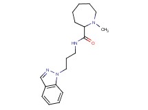 N-[3-(1H-indazol-1-yl)propyl]-1-methyl-2-azepanecarboxamide