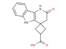 2'-oxo-1',2',3',5'-tetrahydrospiro[cyclobutane-1,4'-pyrido[3,2-b]indole]-3-carboxylic acid