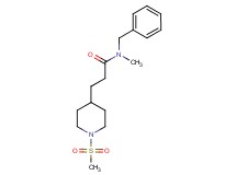 N-benzyl-N-methyl-3-[1-(methylsulfonyl)-4-piperidinyl]propanamide