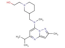 2-(3-{[(5-isopropyl-2-methylpyrazolo[1,5-a]pyrimidin-7-yl)(methyl)amino]methyl}-1-piperidinyl)ethanol
