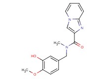 N-(3-hydroxy-4-methoxybenzyl)-N-methylimidazo[1,2-a]pyridine-2-carboxamide trifluoroacetate (salt)