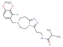 N-{2-[7-(2-chloro-3,4-dimethoxybenzyl)-6,7,8,9-tetrahydro-5H-[1,2,4]triazolo[4,3-d][1,4]diazepin-3-yl]ethyl}-2-methylpropanamide