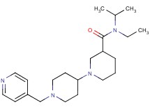 N-ethyl-N-isopropyl-1'-(pyridin-4-ylmethyl)-1,4'-bipiperidine-3-carboxamide