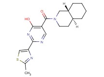 2-(2-methyl-1,3-thiazol-4-yl)-5-[(4aS*,8aR*)-octahydroisoquinolin-2(1H)-ylcarbonyl]pyrimidin-4-ol