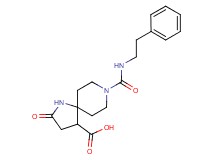 2-oxo-8-{[(2-phenylethyl)amino]carbonyl}-1,8-diazaspiro[4.5]decane-4-carboxylic acid