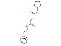 N-{2-[(1S*,2S*,4S*)-bicyclo[2.2.1]hept-5-en-2-yl]ethyl}-N'-cyclopentylsuccinamide