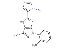 3-methyl-5-(1-methyl-1H-imidazol-5-yl)-1-(2-methylphenyl)-1,4-dihydroimidazo[4,5-c]pyrazole