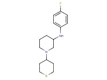 N-(4-fluorophenyl)-1-(tetrahydro-2H-thiopyran-4-yl)-3-piperidinamine