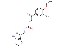 4-(4-ethoxy-3-methylphenyl)-4-oxo-N-(1,4,5,6-tetrahydrocyclopenta[c]pyrazol-3-ylmethyl)butanamide