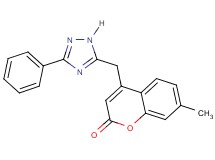 7-methyl-4-[(3-phenyl-1H-1,2,4-triazol-5-yl)methyl]-2H-chromen-2-one