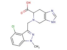 5-[(4-chloro-1-methyl-1H-indazol-3-yl)methyl]-4,5,6,7-tetrahydro-3H-imidazo[4,5-c]pyridine-6-carboxylic acid
