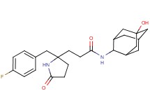3-[2-(4-fluorobenzyl)-5-oxo-2-pyrrolidinyl]-N-(5-hydroxy-2-adamantyl)propanamide