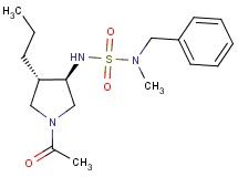N'-[(3R*,4S*)-1-acetyl-4-propyl-3-pyrrolidinyl]-N-benzyl-N-methylsulfamide