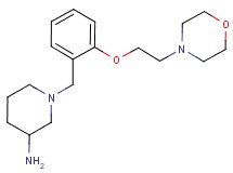 1-{2-[2-(4-morpholinyl)ethoxy]benzyl}-3-piperidinamine dihydrochloride