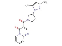 3-{[3-(3,5-dimethyl-1H-pyrazol-1-yl)-1-pyrrolidinyl]carbonyl}-4H-pyrido[1,2-a]pyrimidin-4-one