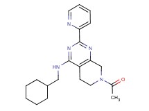 7-acetyl-N-(cyclohexylmethyl)-2-pyridin-2-yl-5,6,7,8-tetrahydropyrido[3,4-d]pyrimidin-4-amine