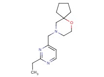 9-[(2-ethylpyrimidin-4-yl)methyl]-6-oxa-9-azaspiro[4.5]decane