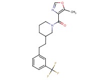 1-[(5-methyl-1,3-oxazol-4-yl)carbonyl]-3-{2-[3-(trifluoromethyl)phenyl]ethyl}piperidine