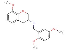 (2,5-dimethoxybenzyl)(8-methoxy-3,4-dihydro-2H-chromen-3-yl)amine