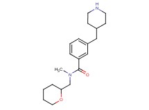 N-methyl-3-(4-piperidinylmethyl)-N-(tetrahydro-2H-pyran-2-ylmethyl)benzamide