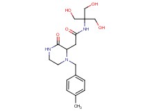 N-[2-hydroxy-1,1-bis(hydroxymethyl)ethyl]-2-[1-(4-methylbenzyl)-3-oxo-2-piperazinyl]acetamide