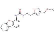 N-{2-[3-(methoxymethyl)-1,2,4-oxadiazol-5-yl]ethyl}-N'-(6,7,8,9-tetrahydrodibenzo[b,d]furan-4-yl)urea