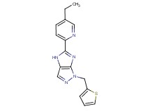 5-(5-ethyl-2-pyridinyl)-1-(2-thienylmethyl)-1,4-dihydroimidazo[4,5-c]pyrazole bis(trifluoroacetate)