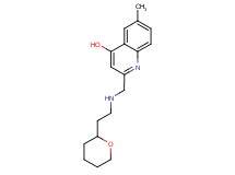 6-methyl-2-({[2-(tetrahydro-2H-pyran-2-yl)ethyl]amino}methyl)quinolin-4-ol