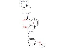 (3aR*,6S*)-2-(3-methoxybenzyl)-7-(2,4,6,7-tetrahydro-5H-pyrazolo[4,3-c]pyridin-5-ylcarbonyl)-2,3,7,7a-tetrahydro-3a,6-epoxyisoindol-1(6H)-one