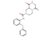 6,9-dioxo-N-(2-phenoxyphenyl)octahydro-2H-pyrazino[1,2-a]pyrazine-2-carboxamide