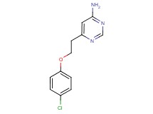 6-[2-(4-chlorophenoxy)ethyl]pyrimidin-4-amine