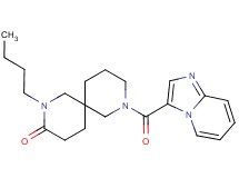 2-butyl-8-(imidazo[1,2-a]pyridin-3-ylcarbonyl)-2,8-diazaspiro[5.5]undecan-3-one