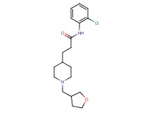 N-(2-chlorophenyl)-3-[1-(tetrahydro-3-furanylmethyl)-4-piperidinyl]propanamide
