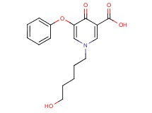 1-(5-hydroxypentyl)-4-oxo-5-phenoxy-1,4-dihydropyridine-3-carboxylic acid