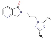 6-[3-(3,5-dimethyl-1H-1,2,4-triazol-1-yl)propyl]-6,7-dihydro-5H-pyrrolo[3,4-b]pyridin-5-one