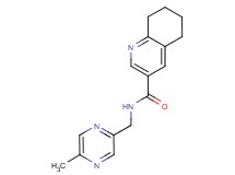 N-[(5-methylpyrazin-2-yl)methyl]-5,6,7,8-tetrahydroquinoline-3-carboxamide