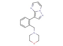 3-[2-(morpholin-4-ylmethyl)phenyl]pyrazolo[1,5-a]pyrimidine