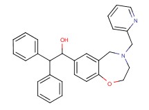 2,2-diphenyl-1-[4-(2-pyridinylmethyl)-2,3,4,5-tetrahydro-1,4-benzoxazepin-7-yl]ethanol