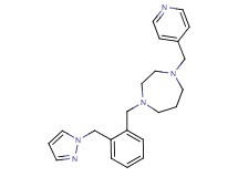 1-[2-(1H-pyrazol-1-ylmethyl)benzyl]-4-(4-pyridinylmethyl)-1,4-diazepane
