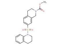 methyl 7-(3,4-dihydroquinolin-1(2H)-ylsulfonyl)-3,4-dihydroisoquinoline-2(1H)-carboxylate