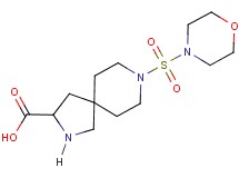 8-(4-morpholinylsulfonyl)-2,8-diazaspiro[4.5]decane-3-carboxylic acid