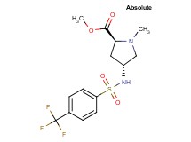 methyl (2S,4R)-1-methyl-4-({[4-(trifluoromethyl)phenyl]sulfonyl}amino)pyrrolidine-2-carboxylate