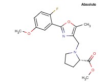 methyl 1-{[2-(2-fluoro-5-methoxyphenyl)-5-methyl-1,3-oxazol-4-yl]methyl}-L-prolinate