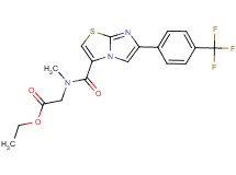 ethyl N-methyl-N-({6-[4-(trifluoromethyl)phenyl]imidazo[2,1-b][1,3]thiazol-3-yl}carbonyl)glycinate