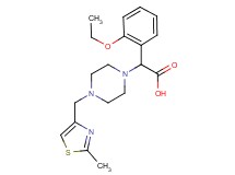 (2-ethoxyphenyl){4-[(2-methyl-1,3-thiazol-4-yl)methyl]piperazin-1-yl}acetic acid