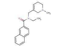 N-ethyl-N-[(1-methyl-1,2,5,6-tetrahydropyridin-3-yl)methyl]-2-naphthamide
