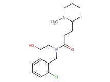 N-(2-chlorobenzyl)-N-(2-hydroxyethyl)-3-(1-methyl-2-piperidinyl)propanamide