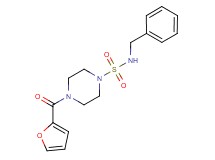 N-benzyl-4-(2-furoyl)piperazine-1-sulfonamide